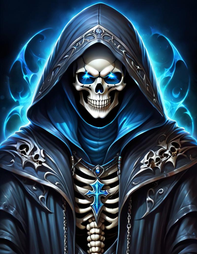 00373-a skeleton with blue eyes and a hooded.jpg